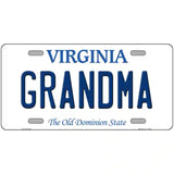 Grandma Virginia Metal Novelty License Plate 24" x 12" (LLP)