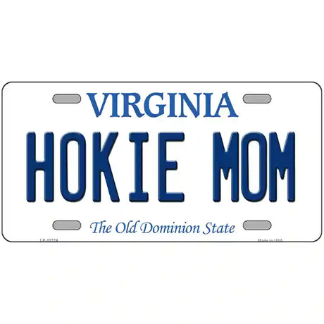 Hokie Mom Virginia Metal Novelty License Plate 24" x 12" (LLP)