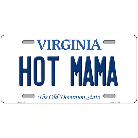 Hot Mama Virginia Metal Novelty License Plate 24" x 12" (LLP)