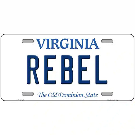 Rebel Virginia Metal Novelty License Plate 24" x 12" (LLP)