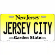 Jersey City New Jersey Metal Novelty License Plate 24" x 12" (LLP)