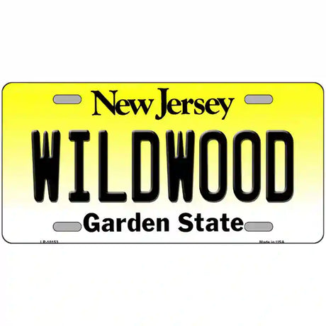 Wildwood New Jersey Metal Novelty License Plate 24" x 12" (LLP)