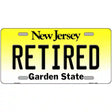 Retired New Jersey Metal Novelty License Plate 24" x 12" (LLP)