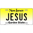 Jesus New Jersey Metal Novelty License Plate 24" x 12" (LLP)