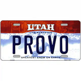 Provo Utah Metal Novelty License Plate 24" x 12" (LLP)