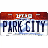 Park City Utah Metal Novelty License Plate 24" x 12" (LLP)