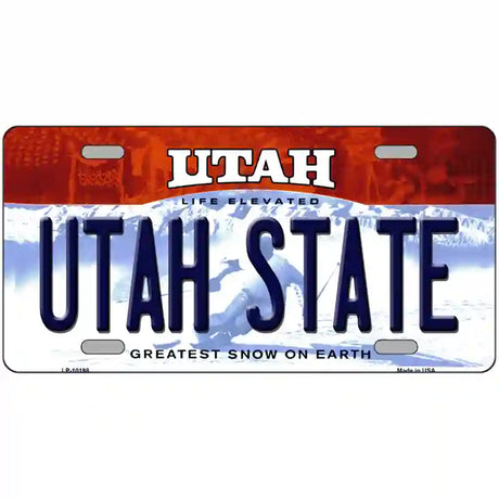 Utah State Utah Metal Novelty License Plate 24" x 12" (LLP)