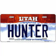 Hunter Utah Metal Novelty License Plate 24" x 12" (LLP)