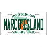 Marco Island Florida Metal Novelty License Plate 24" x 12" (LLP)