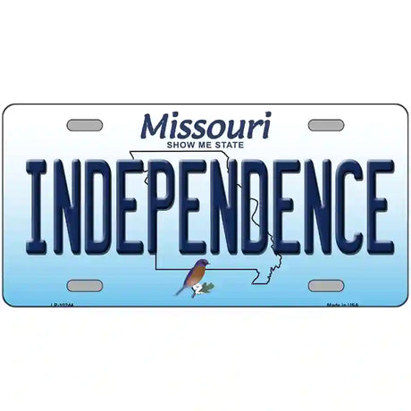 Independence Missouri Metal Novelty License Plate 24" x 12" (LLP)