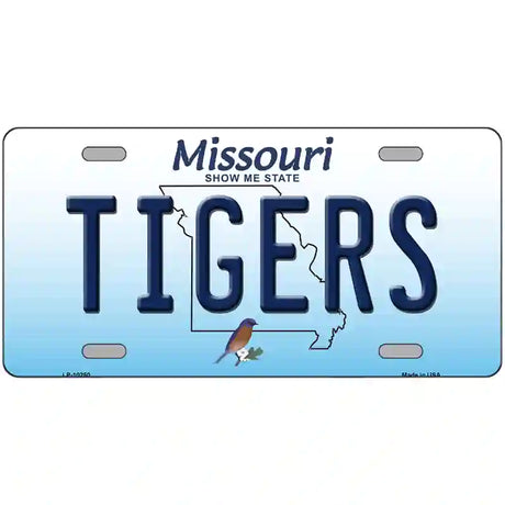 Tigers Missouri Metal Novelty License Plate 24" x 12" (LLP)