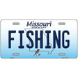 Fishing Missouri Metal Novelty License Plate 24" x 12" (LLP)