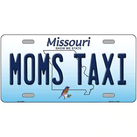 Moms Taxi Missouri Metal Novelty License Plate 24" x 12" (LLP)