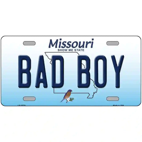 Bad Boy Missouri Metal Novelty License Plate 24" x 12" (LLP)