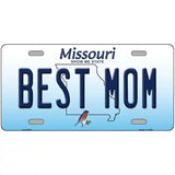 Best Mom Missouri Metal Novelty License Plate 24" x 12" (LLP)