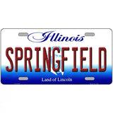 Springfield Illinois Metal Novelty License Plate 24" x 12" (LLP)