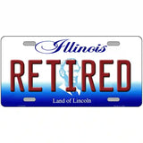 Retired Illinois Metal Novelty License Plate 24" x 12" (LLP)