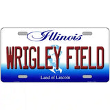 Wrigley Field Illinois Metal Novelty License Plate 24" x 12" (LLP)