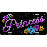 Princess Glitter Metal Novelty License Plate 24" x 12" (LLP)