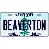 Beaverton Oregon Metal Novelty License Plate 24" x 12" (LLP)