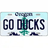 Go Ducks Oregon Metal Novelty License Plate 24" x 12" (LLP)