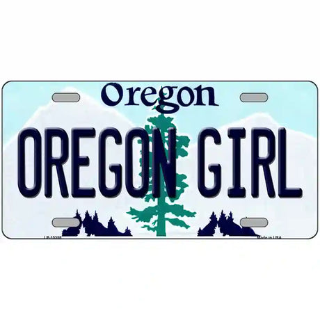 Oregon Girl Oregon Metal Novelty License Plate 24" x 12" (LLP)