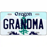 Grandma Oregon Metal Novelty License Plate 24" x 12" (LLP)