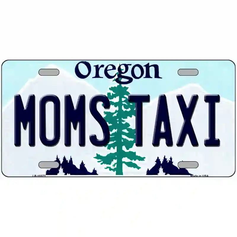 Moms Taxi Oregon Metal Novelty License Plate 24" x 12" (LLP)