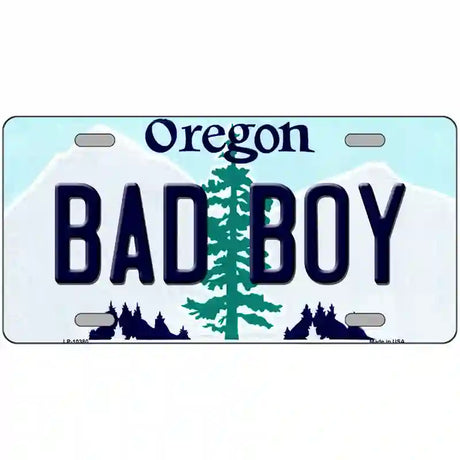 Bad Boy Oregon Metal Novelty License Plate 24" x 12" (LLP)