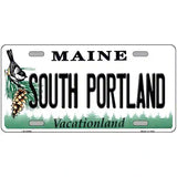 South Portland Maine Metal Novelty License Plate 24" x 12" (LLP)