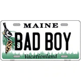 Bad Boy Maine Metal Novelty License Plate 24" x 12" (LLP)