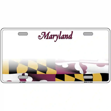 Maryland Blank Metal Novelty License Plate 24" x 12" (LLP)