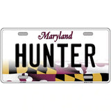 Hunter Maryland Metal Novelty License Plate 24" x 12" (LLP)