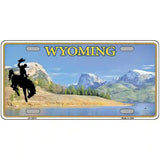 Wyoming Blank Metal Novelty License Plate 24" x 12" (LLP)