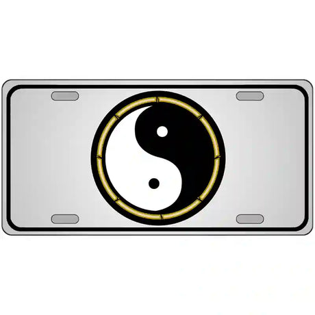 Yin And Yang Novelty Metal License Plate 24" x 12" (LLP)