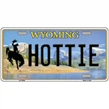 Hottie Wyoming Metal Novelty License Plate 24" x 12" (LLP)