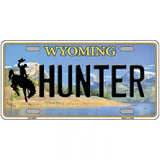 Hunter Wyoming Metal Novelty License Plate 24" x 12" (LLP)