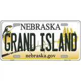 Grand Island Nebraska Metal Novelty License Plate 24" x 12" (LLP)