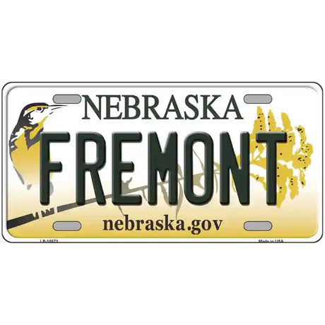 Fremont Nebraska Metal Novelty License Plate 24" x 12" (LLP)