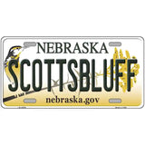 Scottsbluff Nebraska Metal Novelty License Plate 24" x 12" (LLP)