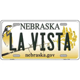 La Vista Nebraska Metal Novelty License Plate 24" x 12" (LLP)