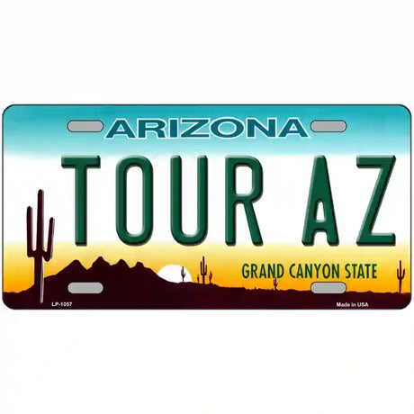 Tour Az Novelty Metal License Plate 24" x 12" (LLP)