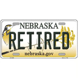 Retired Nebraska Metal Novelty License Plate 24" x 12" (LLP)