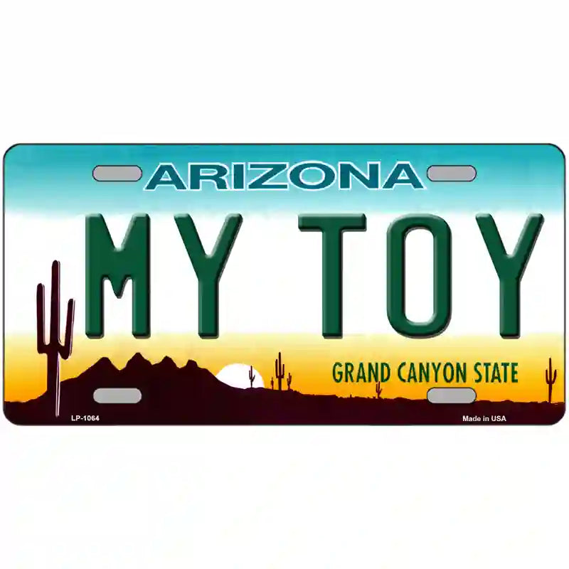 My Toy Arizona Metal License Plate 24" x 12" (LLP)