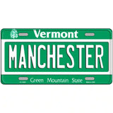 Manchester Vermont Metal Novelty License Plate 24" x 12" (LLP)