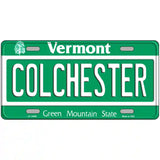 Colchester Vermont Metal Novelty License Plate 24" x 12" (LLP)