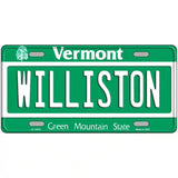 Williston Vermont Metal Novelty License Plate 24" x 12" (LLP)