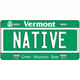 Native Vermont Metal Novelty License Plate 24" x 12" (LLP)