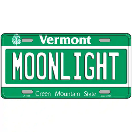 Moonlight Vermont Metal Novelty License Plate 24" x 12" (LLP)