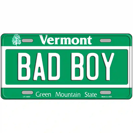 Bad Boy Vermont Metal Novelty License Plate 24" x 12" (LLP)